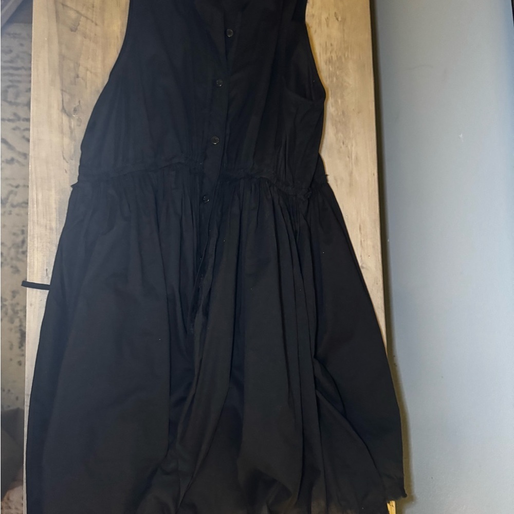 Urban Outfitters Black Button-Up Mini Dress - Picture 6 of 10